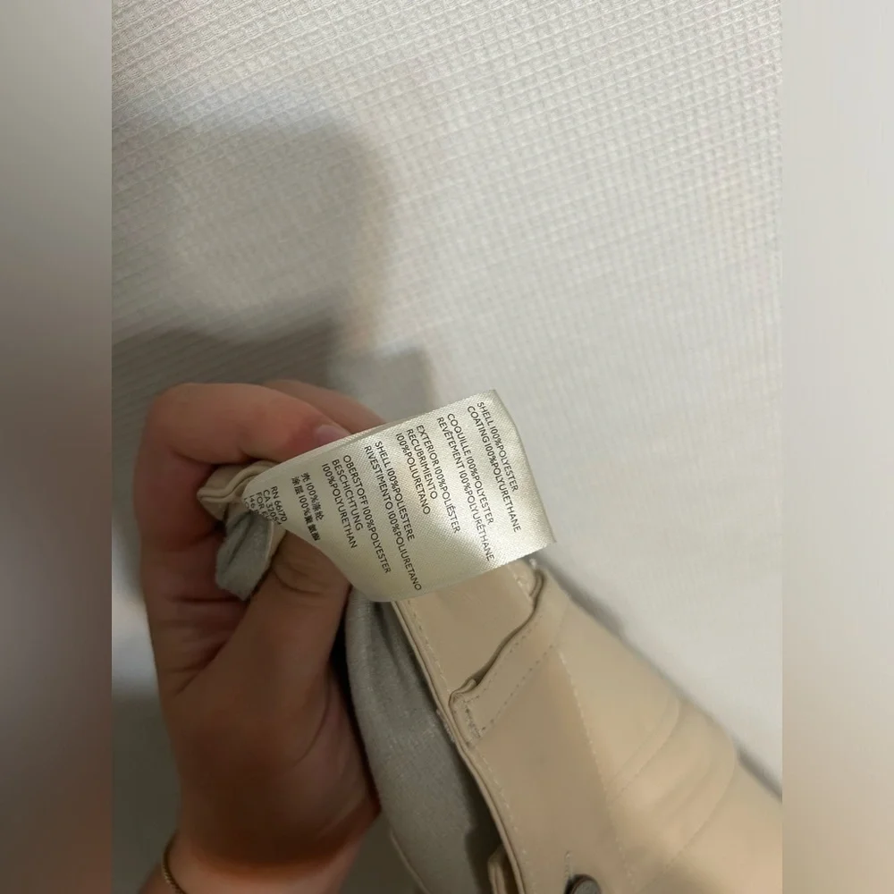 Free people cream pleather pants - Picture 6 of 8